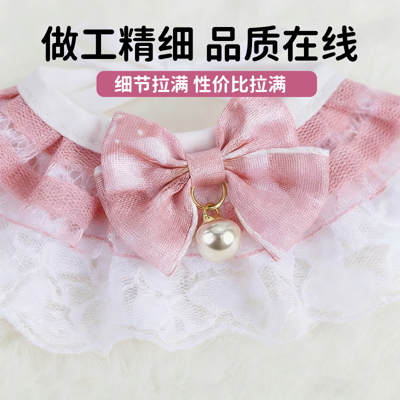A collection of best-selling pet products, including cute cat and dog collars, exquisite bows, and comfortable scarves. Factory direct sales Application Scenario