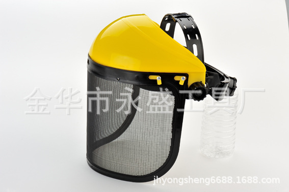 厂家直销防护面罩PC面屏钢丝面屏豪华内衬有CE证书可更换面屏