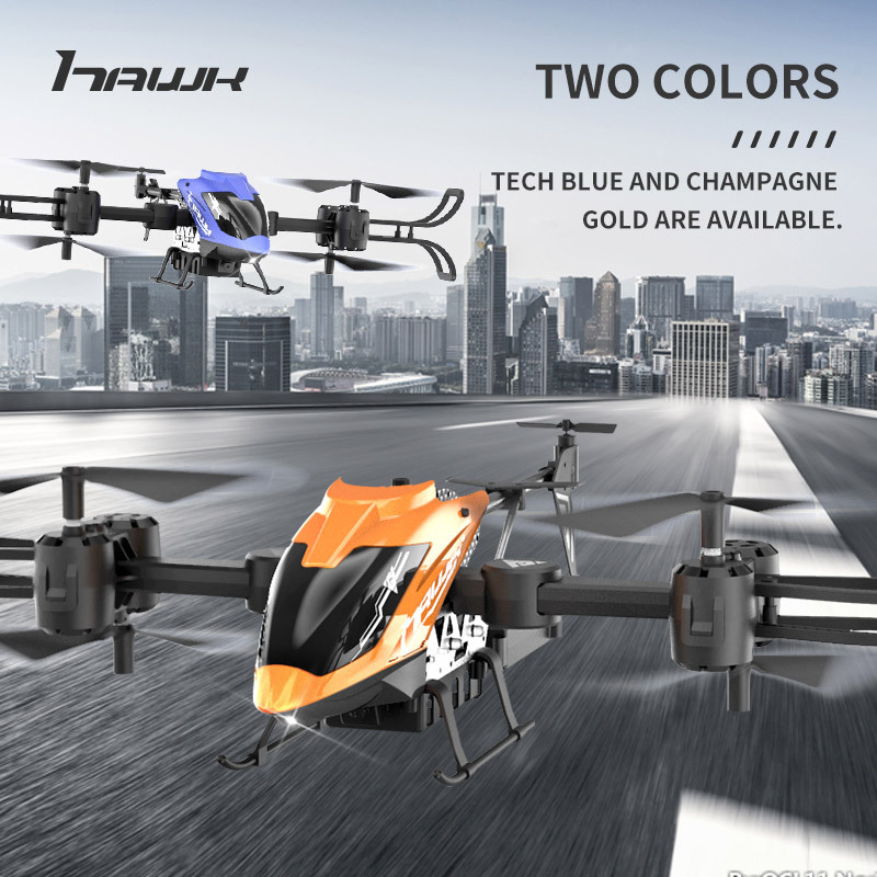 Cross-border remote-controlled folding helicopter aerial photography with WiFi camera remote-controlled four-axis folding stunt drone toy details Picture