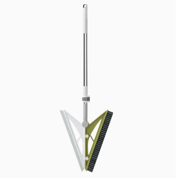 New multi-functional household broom, sweeping and scraping two-in-one magic broom, silicone broom, floor cleaning and water scraper Item Picture