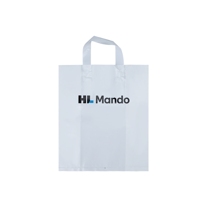 High and low pressure handbags, packaging bags, gift bags, clothing bags, four-finger perforated hand-held bags can be printed with logos Item Picture