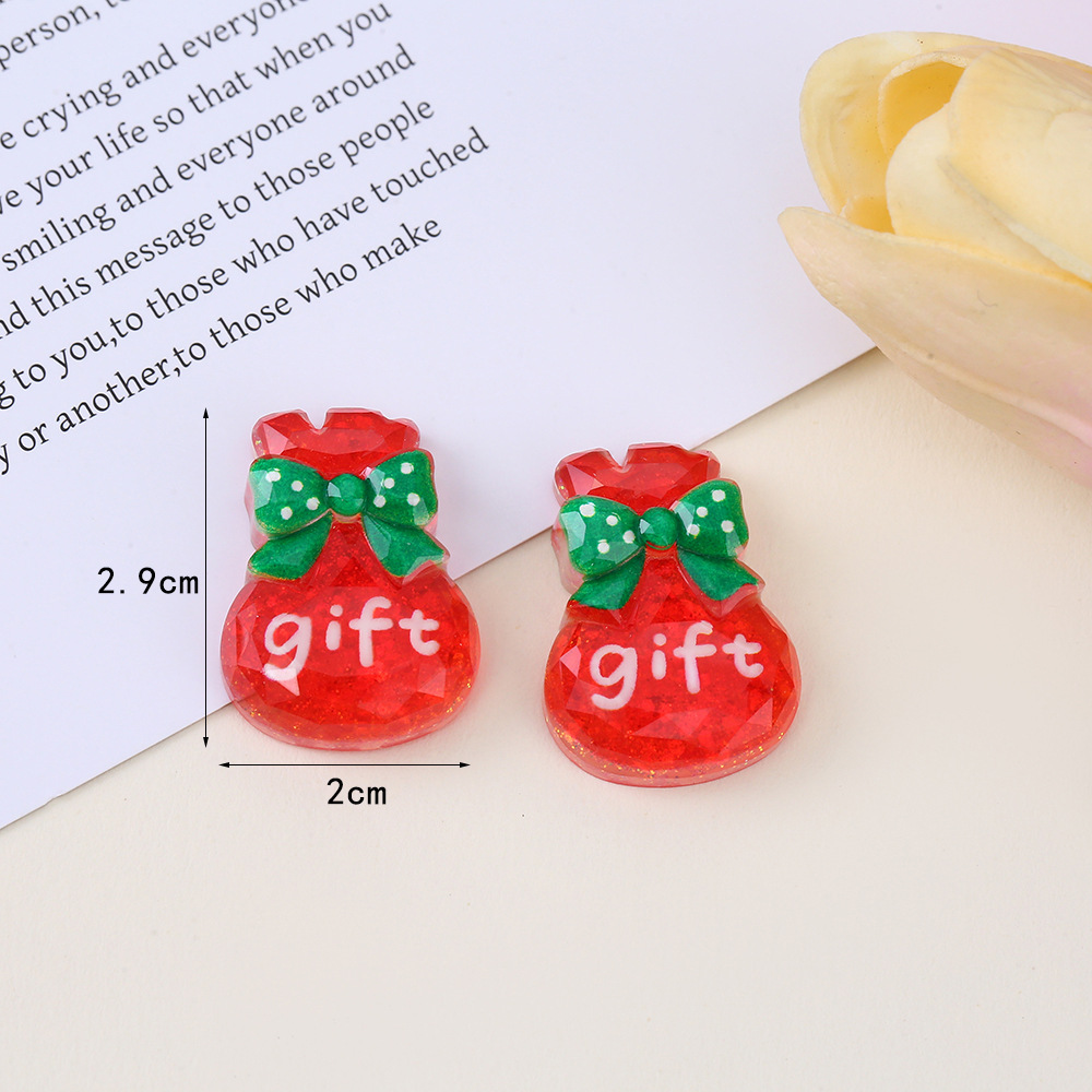 New Christmas epoxy resin AB glue accessories, cartoon star snowman decoration materials, DIY phone cases, hairpins and headwear materials Application Scenario