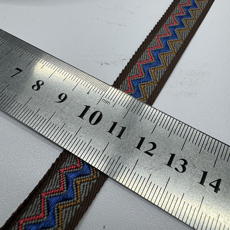 Funding: 1.5CM embroidered jacquard ribbon, DIY handmade bow, ribbon headwear, border strap, clothing accessories Application Scenario