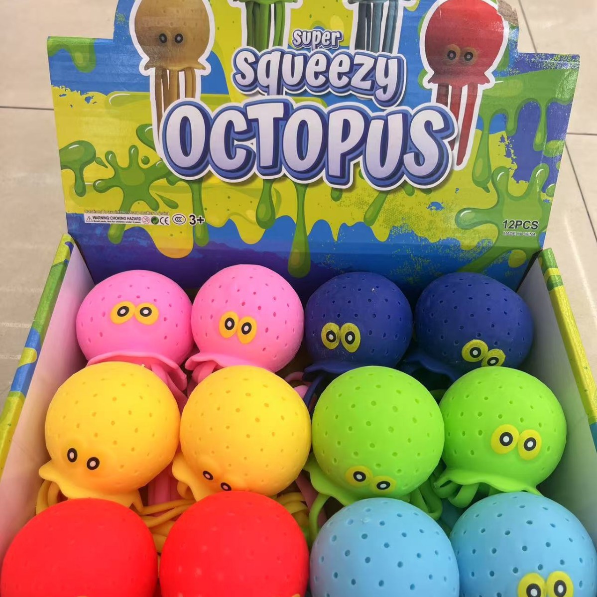戏水章鱼可爱玩具海洋动物儿童洗澡泳池沙滩八爪鱼玩水玩具细节图
