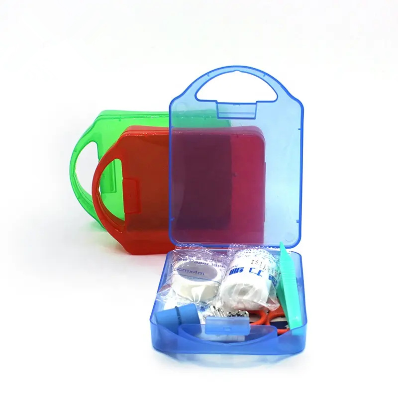 Cross-border export PP first aid kit, mini portable medicine box, travel and creative home gift box