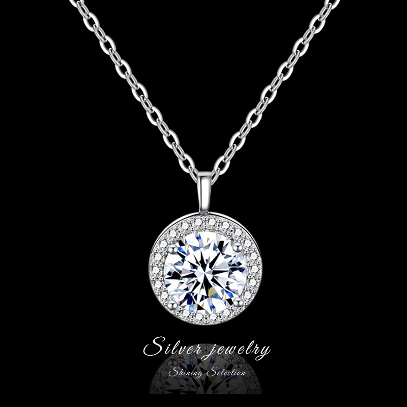 S925 all-silver, simple, versatile, niche, high-end, light luxury, geometric multiple sweater chains, Valentine's Day necklaces Specification image