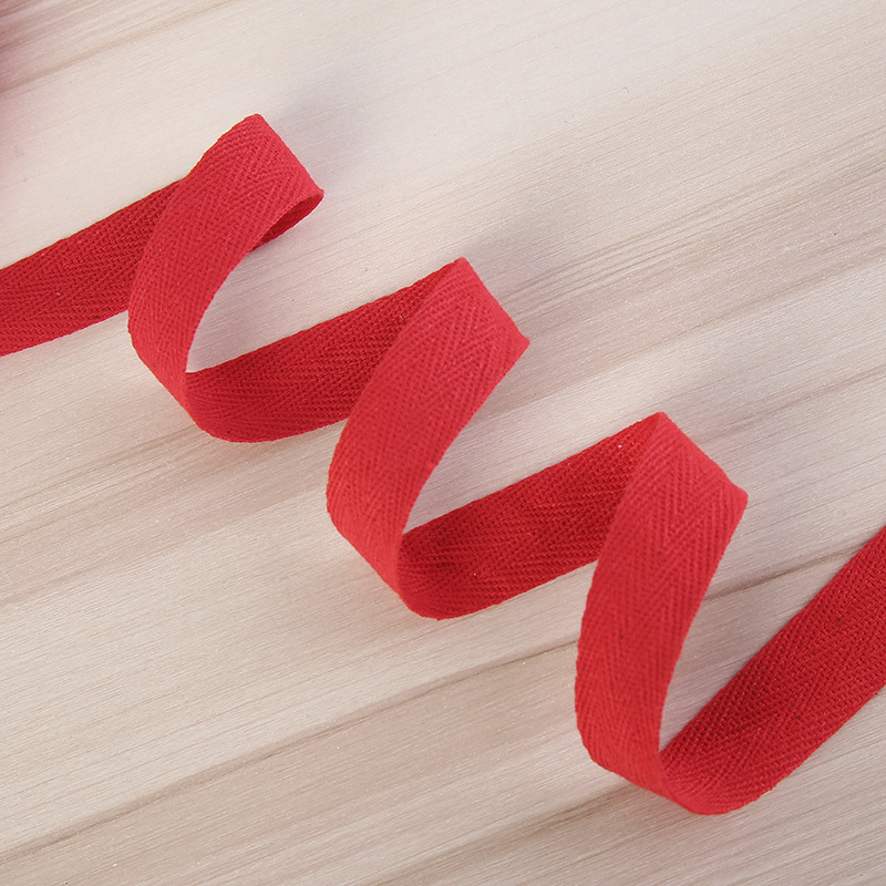 Pure cotton herringbone ribbon clothing from the manufacturer, back collar webbing, gold and silver weft herringbone ribbons are in stock and available in custom colors