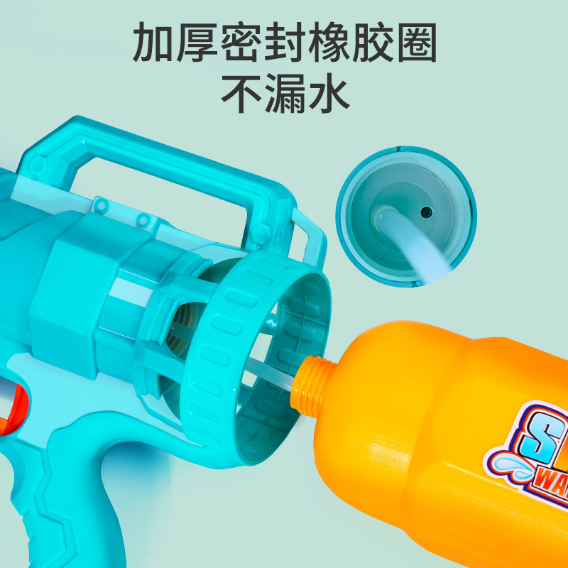 Gatling water gun, children's water grab, large water splashing festival, large-capacity toy, high-pressure boy water fight, and free goggles Application Scenario