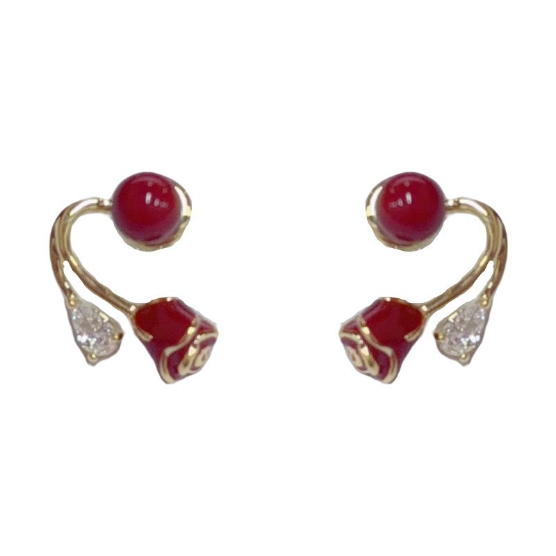 水晶手串/硅胶/啪啪圈手环/嘻哈/锆锆白底实物图