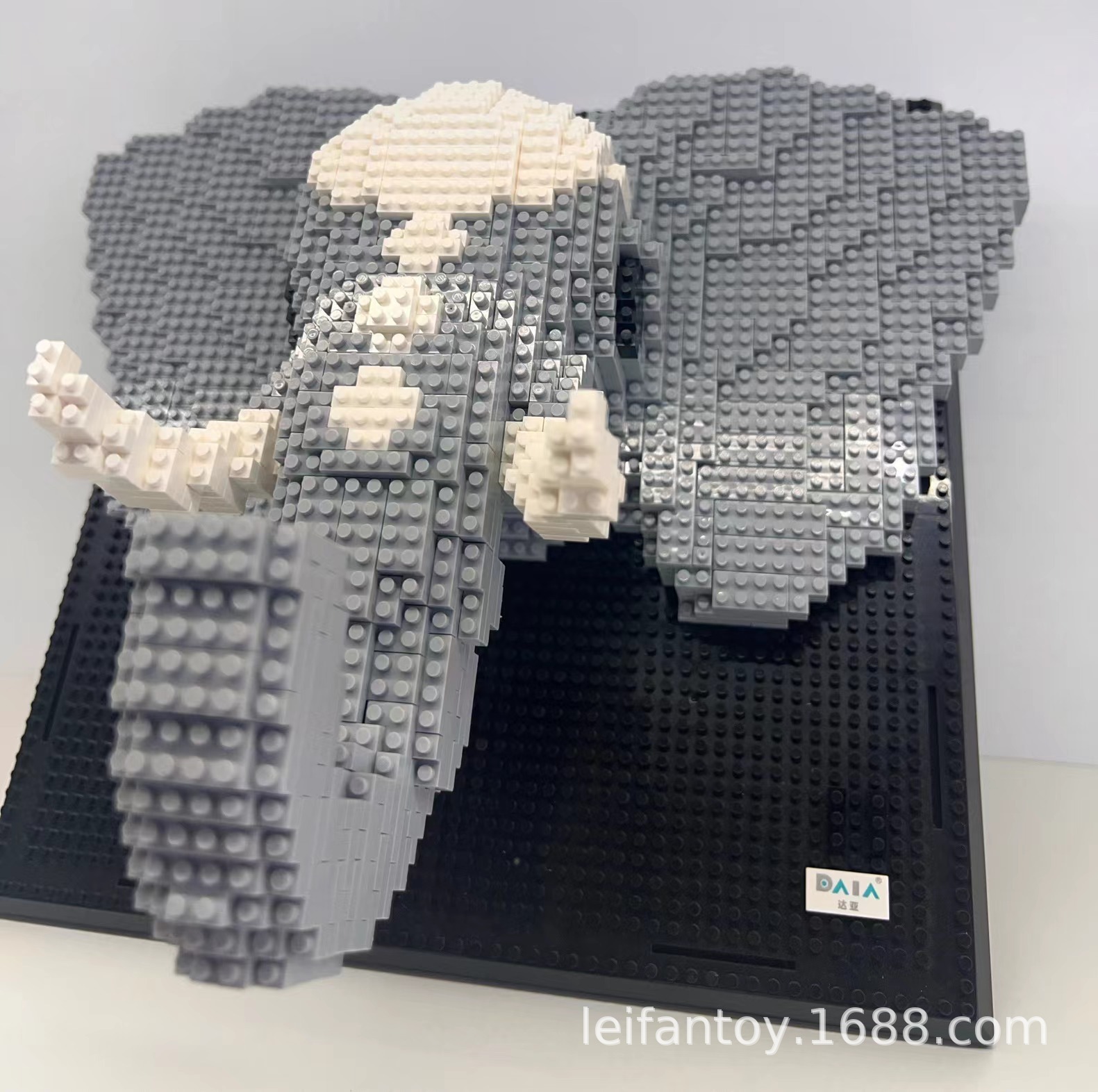 Cross-border exclusive micro-particle three-dimensional building blocks, animal murals, assembly building blocks, wall paintings, toys, gifts and ornaments Specification image