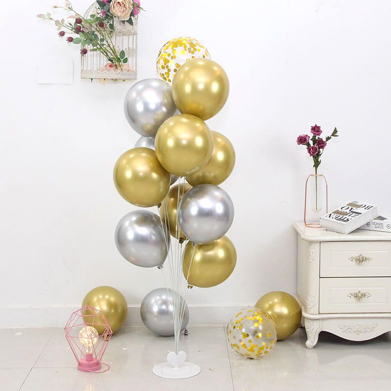 Balloon table, transparent frame, wedding table, balloon column, table surface, balloon stand, table swing pole support, festival decoration Specification image