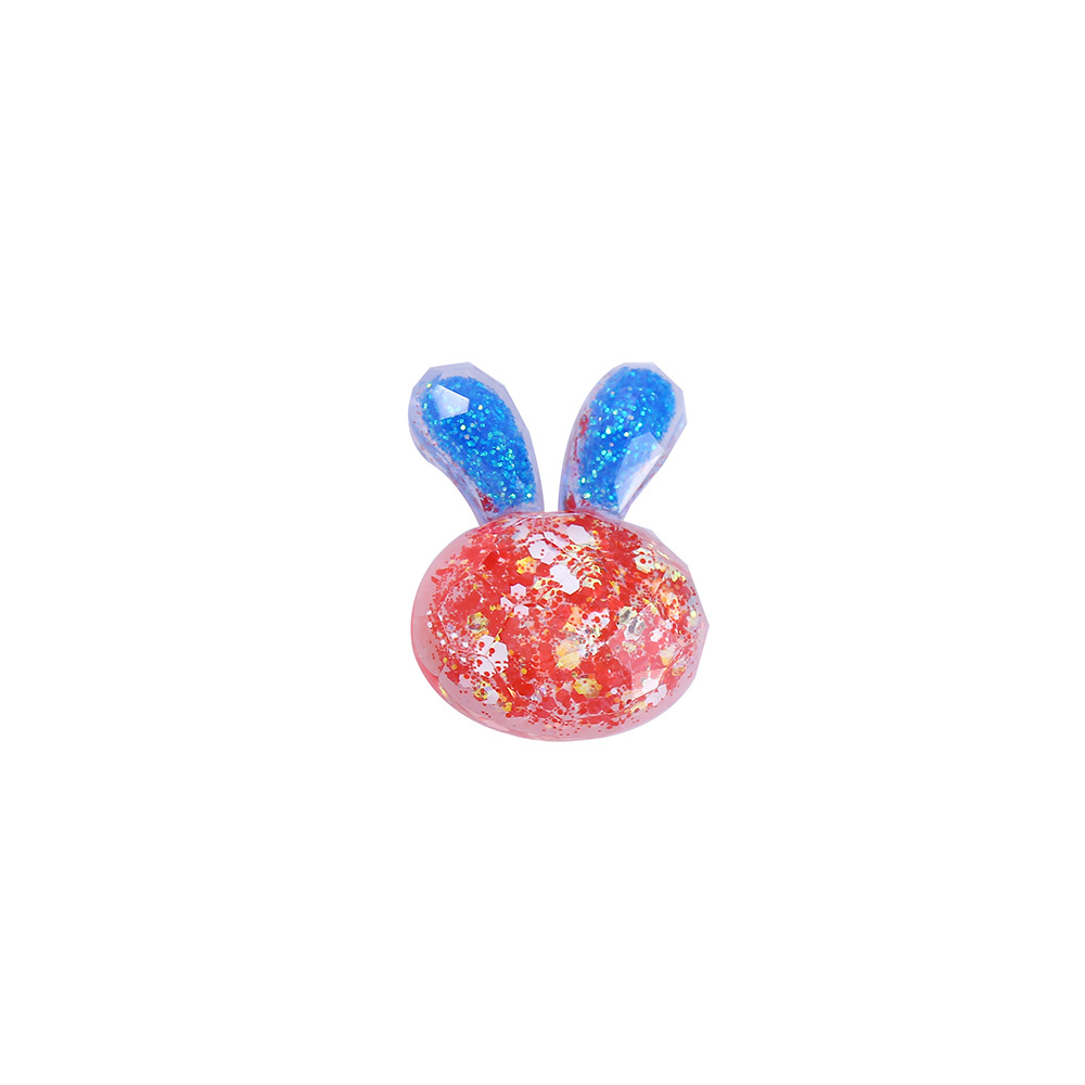 Epoxy resin AB glue, rabbit and butterfly resin with red sequined cut parts, diy jewelry accessories, hair accessory materials, handcrafted jewelry accessories Item Picture