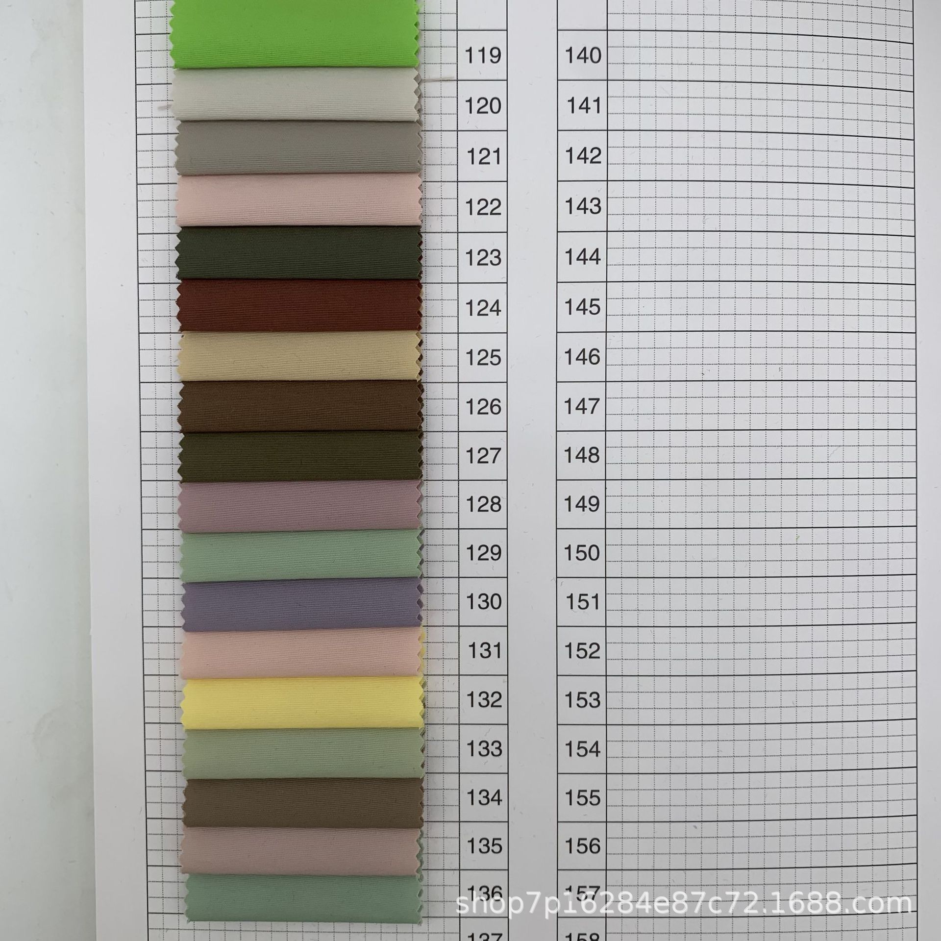 228t尼龙塔丝隆锦纶防水面料棉衣风衣裤子裙子箱包帽子防晒衣布料白底实物图