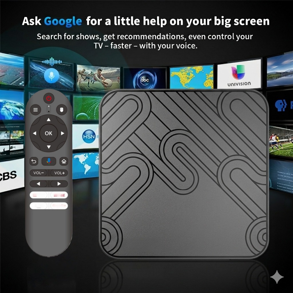 X99MAX-S Foreign trade Network set-top box RK3518 Android 14 Network box dual-band Bluetooth voice remote control