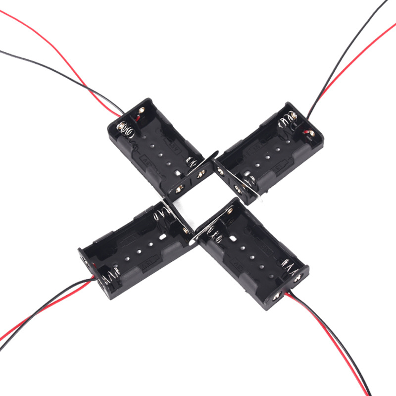 Factory direct sales of battery boxes for knife switches, No. 5 batteries, 2-cell battery boxes, single, three or four cells, small accessories Item Picture