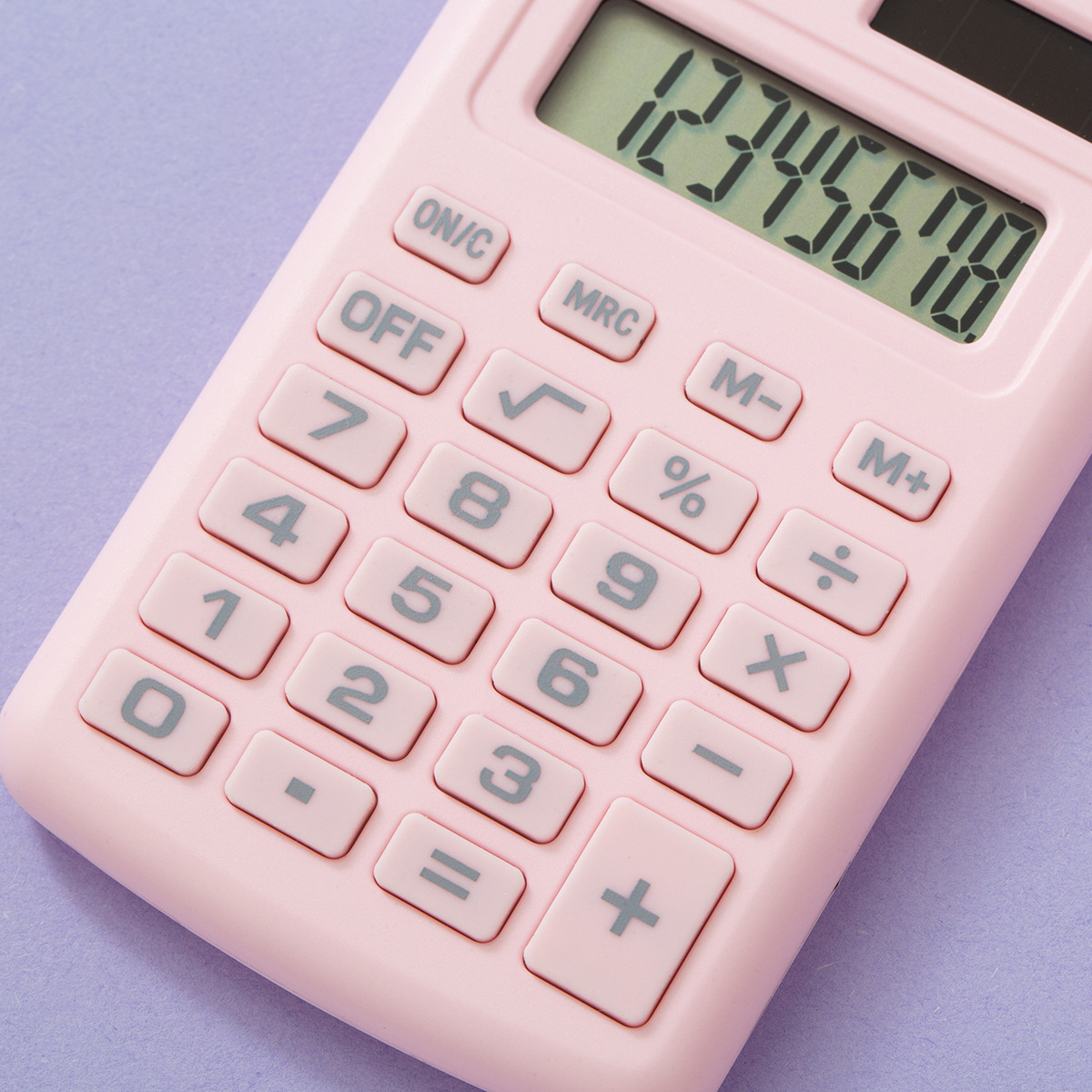 Color mini luminous calculator, portable scientific keycap coil, multi-functional learning and office supplies Specification image