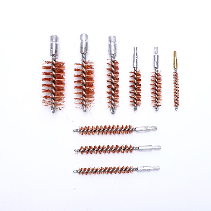 Jujian Amazon's best-selling recommended gun cleaning tool, gun barrel brush set, blow-molded box with oil can, portable gun cleaning brush Application Scenario