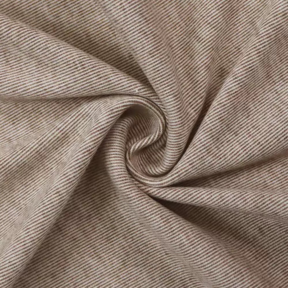 In stock, there are 200g and 280g of elastic vertical striped fabric made of sheepskin velvet, suitable for autumn and winter casual base shirts and wide-leg pants Specification image