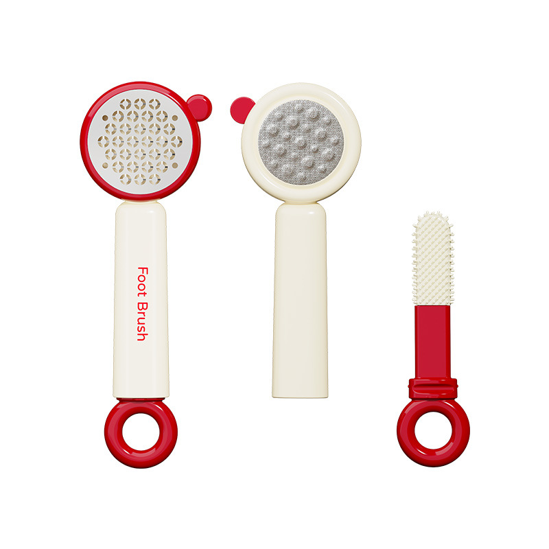 三合一搓脚刷去死皮多巴胺搓脚器磨脚去死皮神器脚后跟老茧搓脚板白底实物图
