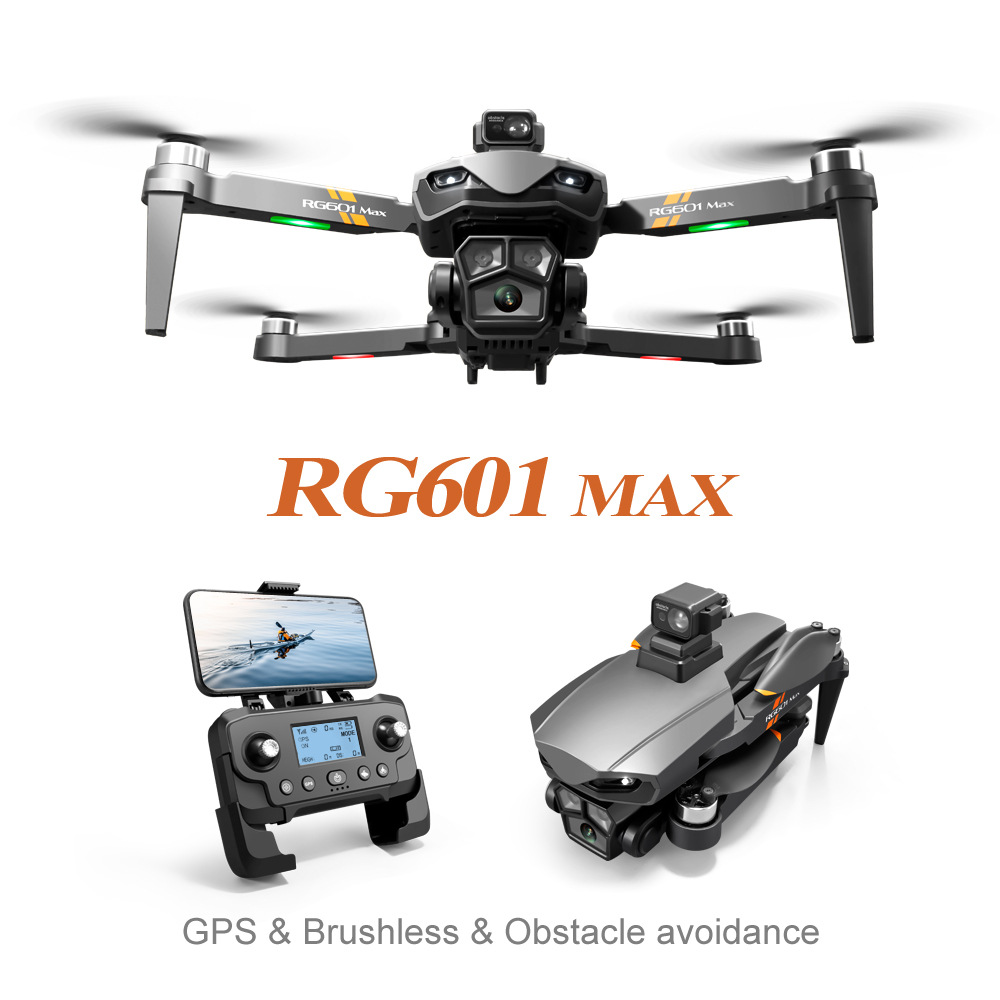 Cross-border RG601MAX high-definition 1080P aerial photography obstacle avoidance drone GPS return brushless four-axis remote control aircraft Item Picture