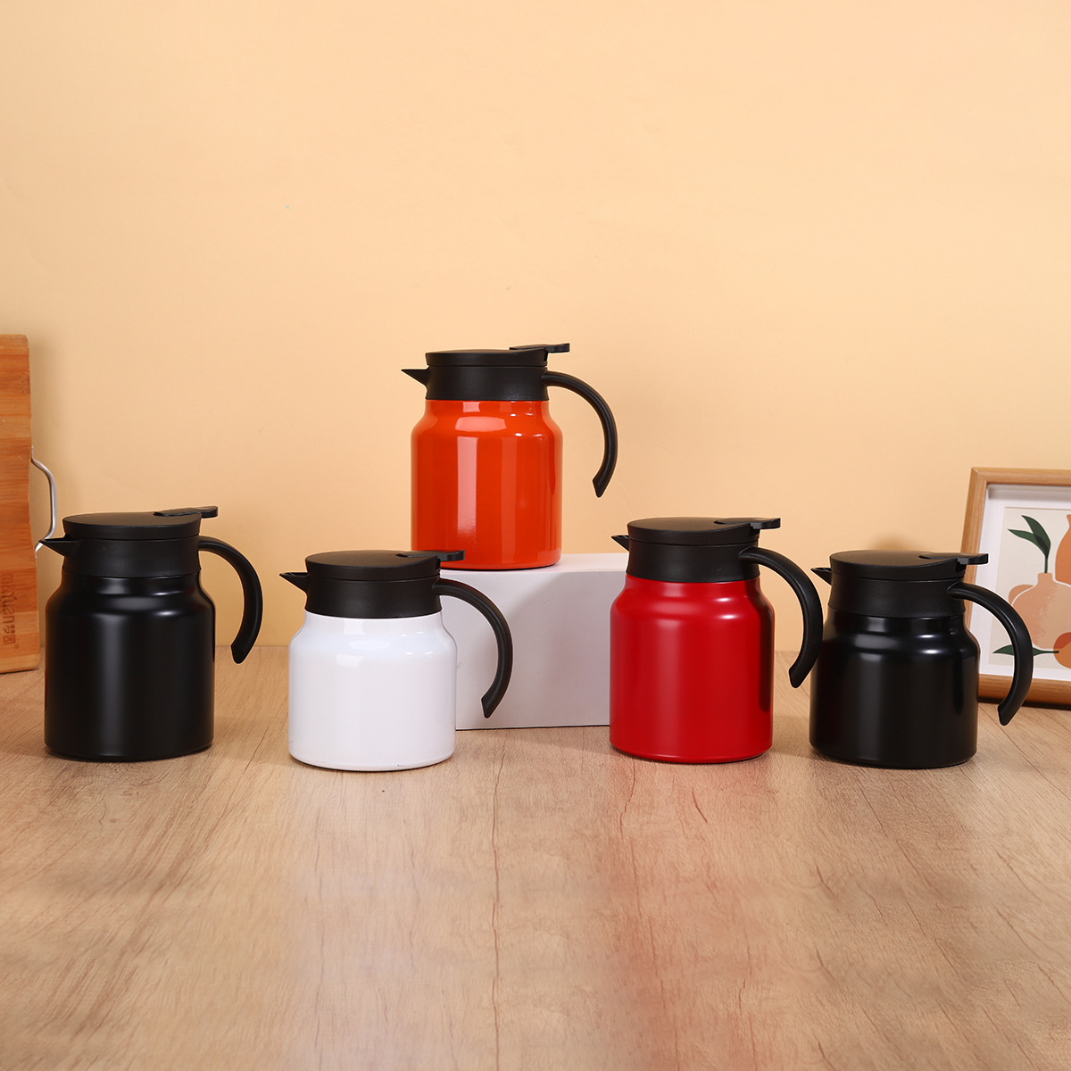 批发316不锈钢焖茶壶家用大容量办公泡茶壶带手柄便携养生保温壶