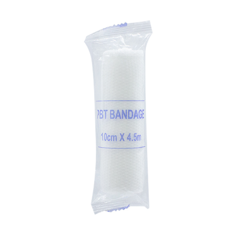 Disposable PBT elastic bandages for foreign trade, breathable wound bandaging and fixation gauze, stretchable elastic straps in stock Item Picture