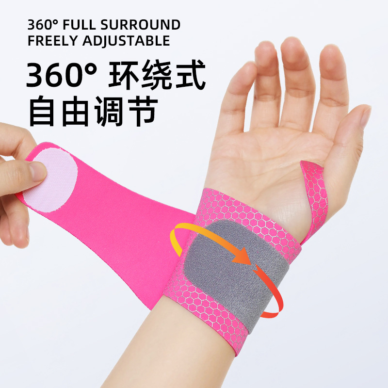 Cross-border honeycomb thin, skin-friendly and breathable wrist guard with a nude-like fit, pressure support and protection for sports, mom's wrist guard and wrist protection equipment Specification image