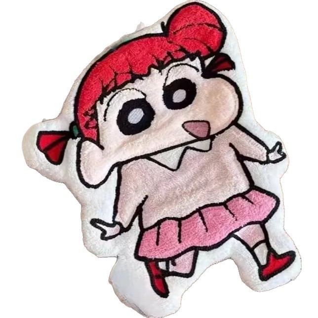 擦手巾儿童卡通/珊瑚绒擦手巾/擦手巾/卡通擦手巾/擦手布珊瑚绒白底实物图