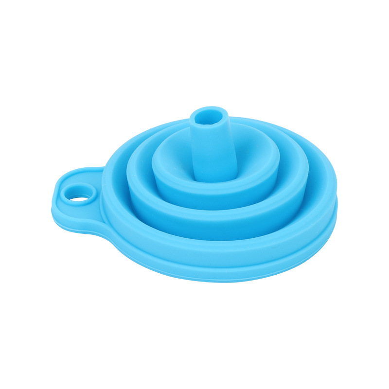 Food-grade silicone foldable funnel, mini portable kitchen oil drain, expandable and heat-resistant Application Scenario