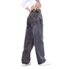 American snowflake jeans for men are trendy and versatile. They are loose straight-leg pants for men, with a unique, cool and stylish look. They are casual trousers with a sense of drape Item Picture