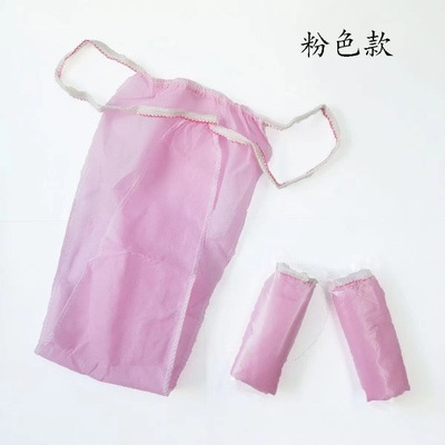 Disposable thong pants for export to beauty salons, non-woven fabric breathable, no-wash, individually packaged, hygienic and portable underwear full figure