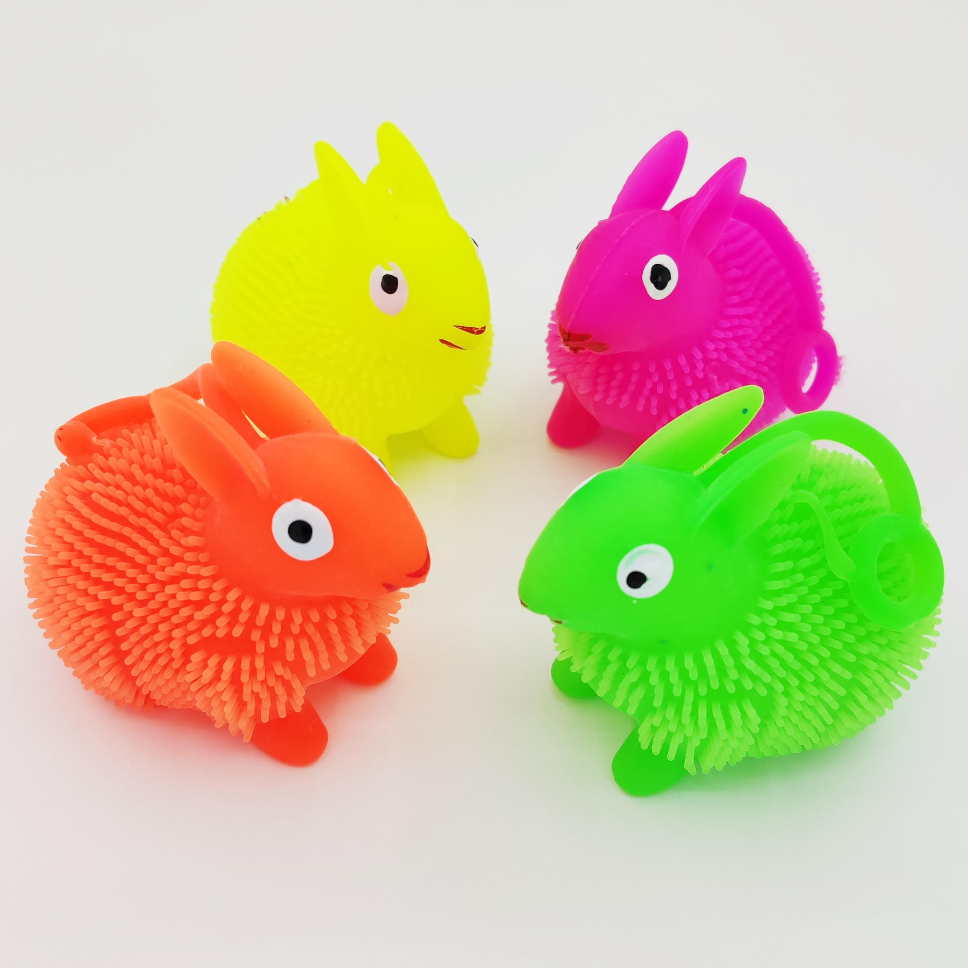 Wholesale factory direct sales of children's toys: Little rabbit, fluffy ball rabbit, shining fluffy ball, venting rabbit