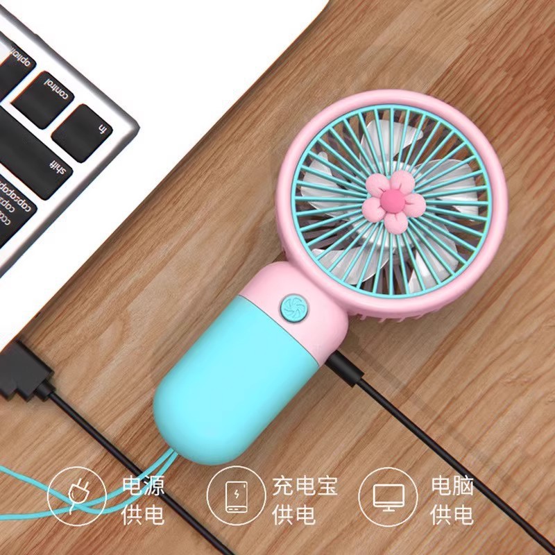 Handheld portable mini fan with dry battery, a cooling wonder Specification image