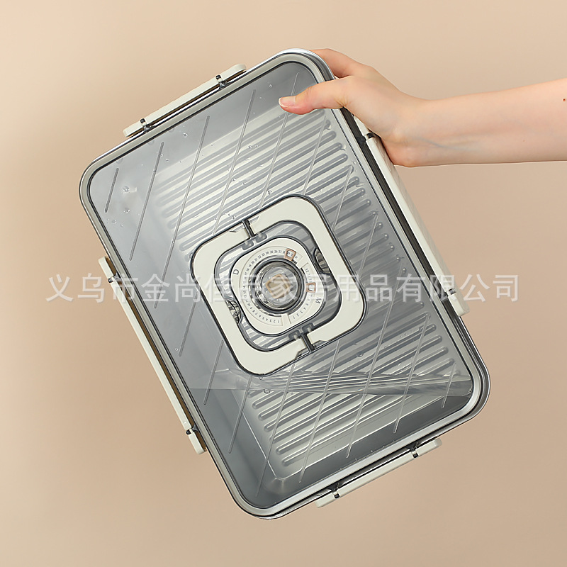 304不锈钢保鲜盒food storage 密封带盖果蔬肉类食物冷藏分装盒详情图2