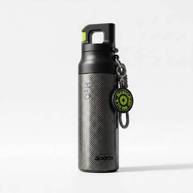 316 stainless steel high-appearance-level sports insulated cup, large-capacity portable cold water cup for men and women's outdoor cycling and fitness Item Picture