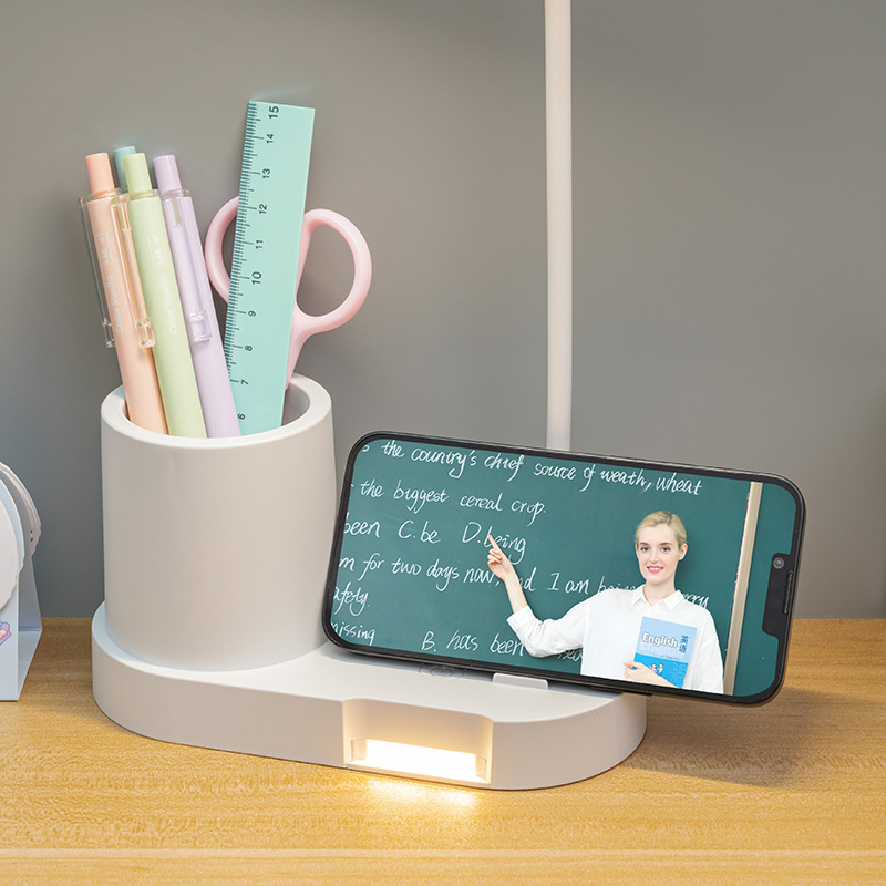Desk lamp for study, eye protection, doing homework, plug-in charging model for study, bedside in dormitory, high-end style for setting up a stall in bedroom Application Scenario