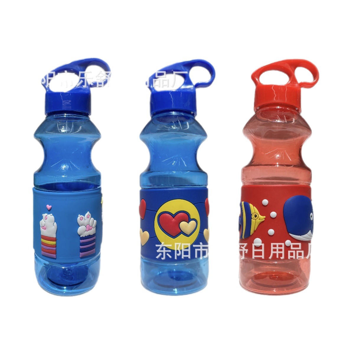 塑料/水杯/塑料八角杯/双饮塑料杯/八角塑料杯白底实物图