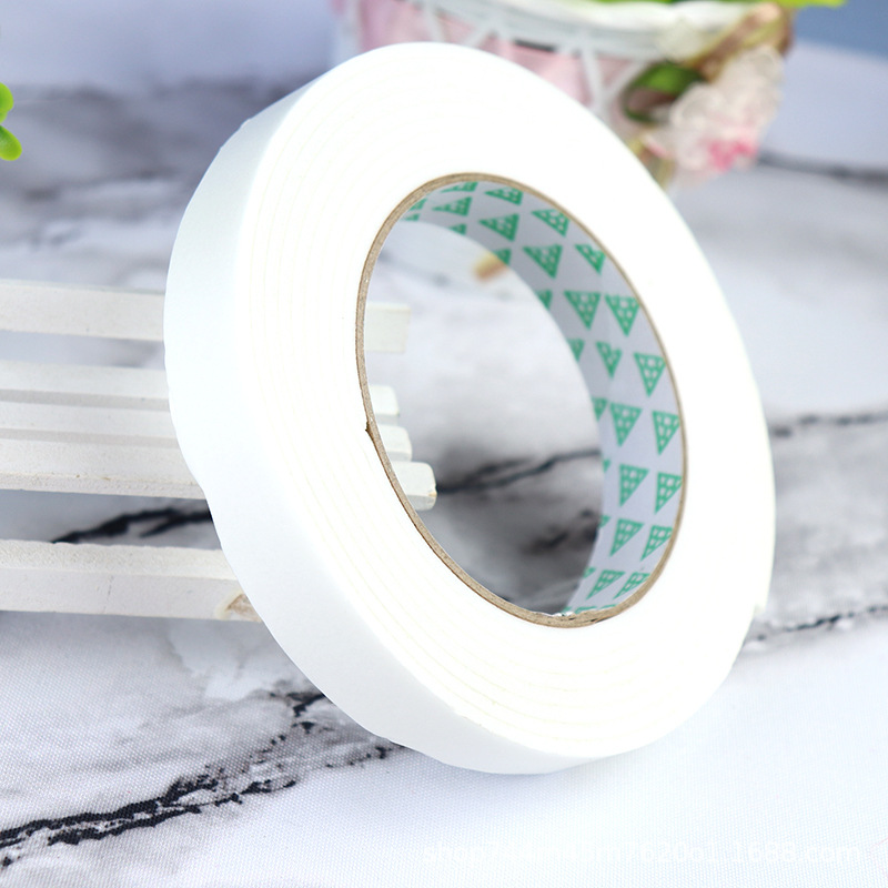Wholesale sponge double-sided tape, solid advertising board, office foam tape, double-sided sponge tape, sponge double-sided tape