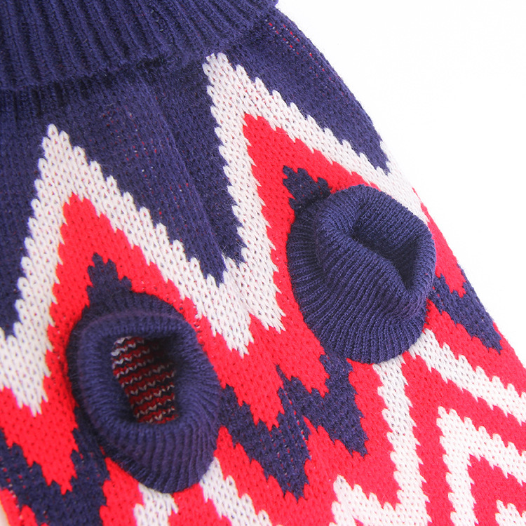 Factory direct sales of pet clothes, autumn and winter teddy pet warm sweaters, British fashionable and cool cat and dog clothing Application Scenario