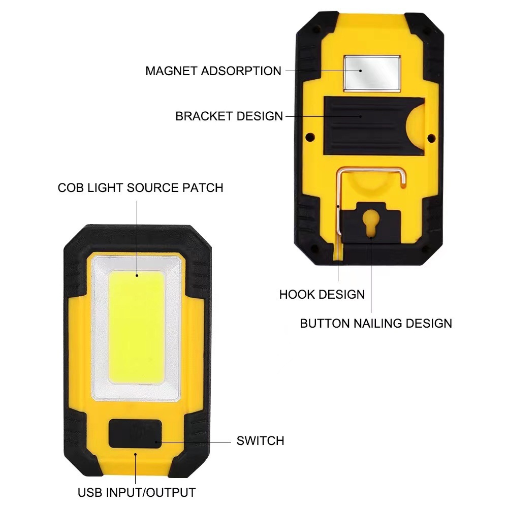 Cross-border led work lights, ultra-bright camping lights, COB auto repair lights, magnetic repair lights, flashlights, high-intensity camping lights Application Scenario