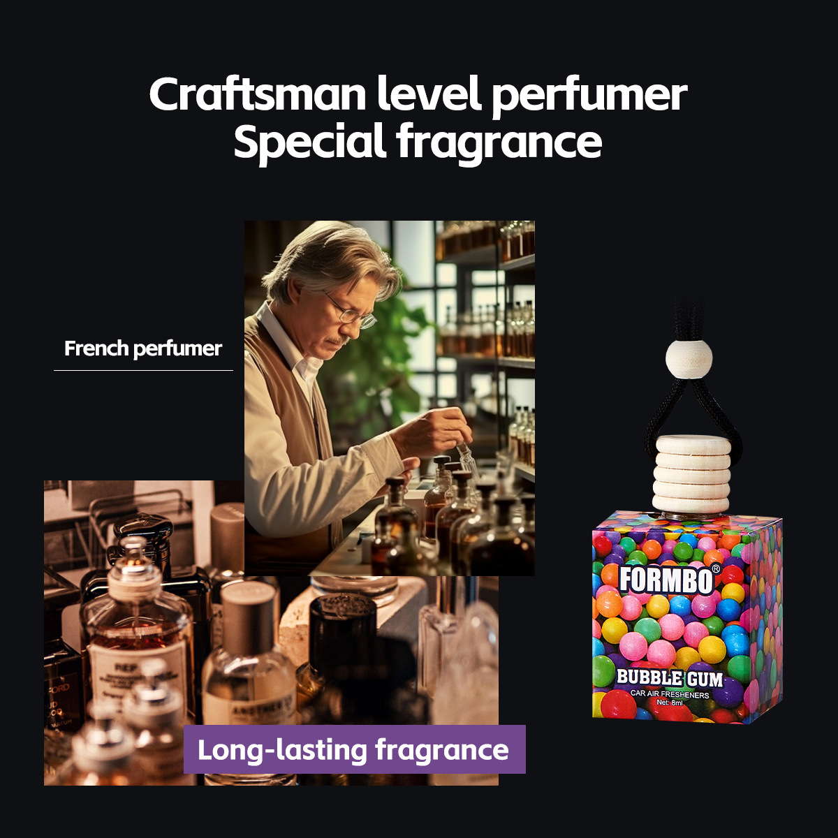 车载香薰机/车载精油香水/车载香薰/香片/车载香水座产品图