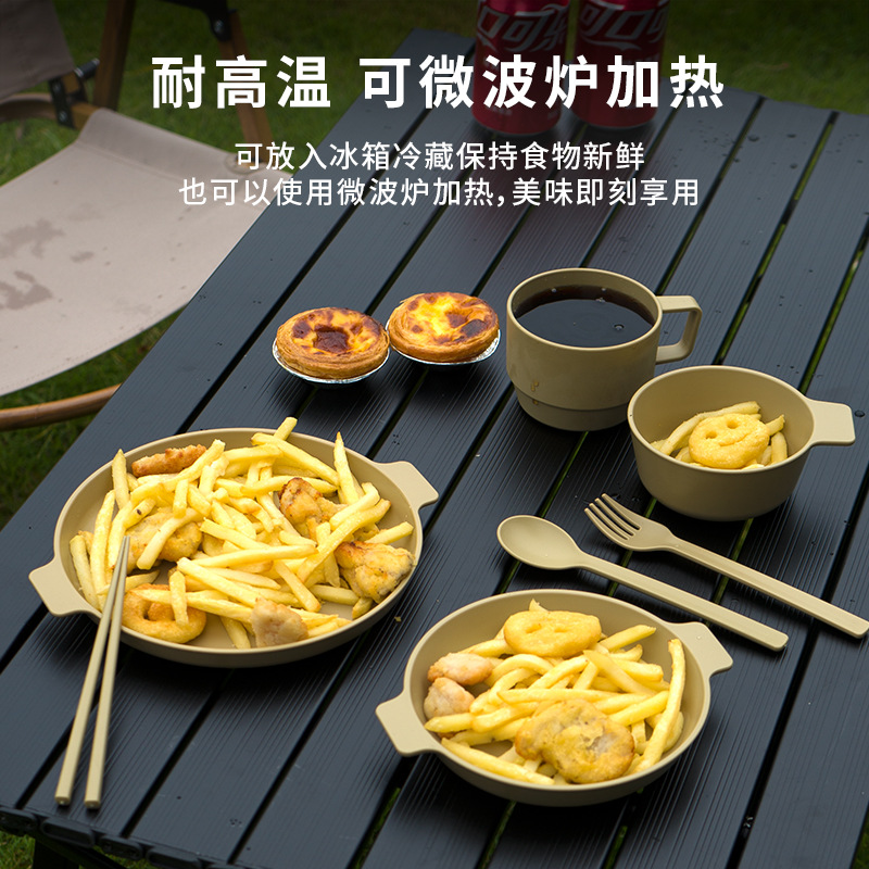 可折叠餐具/便携餐具实物图