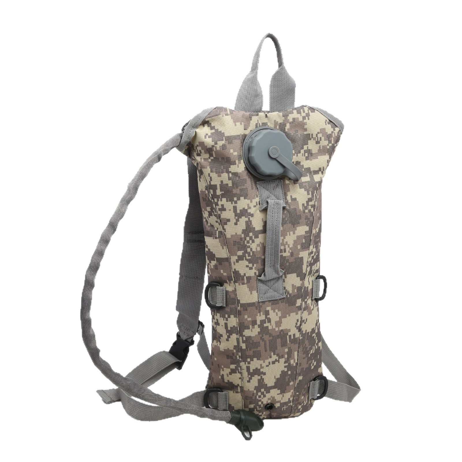 Cross-border 3L water bag outdoor camouflage backpack, eva water bag travel, cycling and mountain climbing tactical portable backpack Item Picture