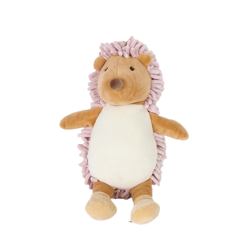 Wholesale of cartoon hedgehog Chenier hand towels, multi-functional animal creative absorbent hand towels, plush toys Item Picture