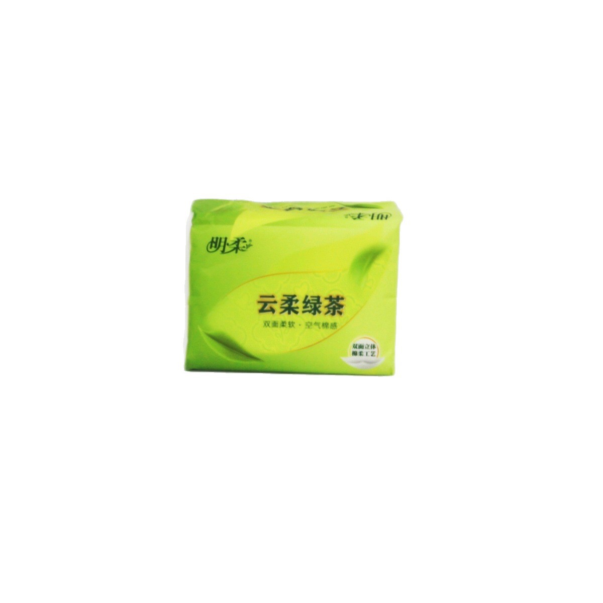 Mingrou Yunrou Green Tea Tissue Paper, four-layer thickened, 336 wet-resistant, non-fluorescent, suitable for mothers and babies Item Picture