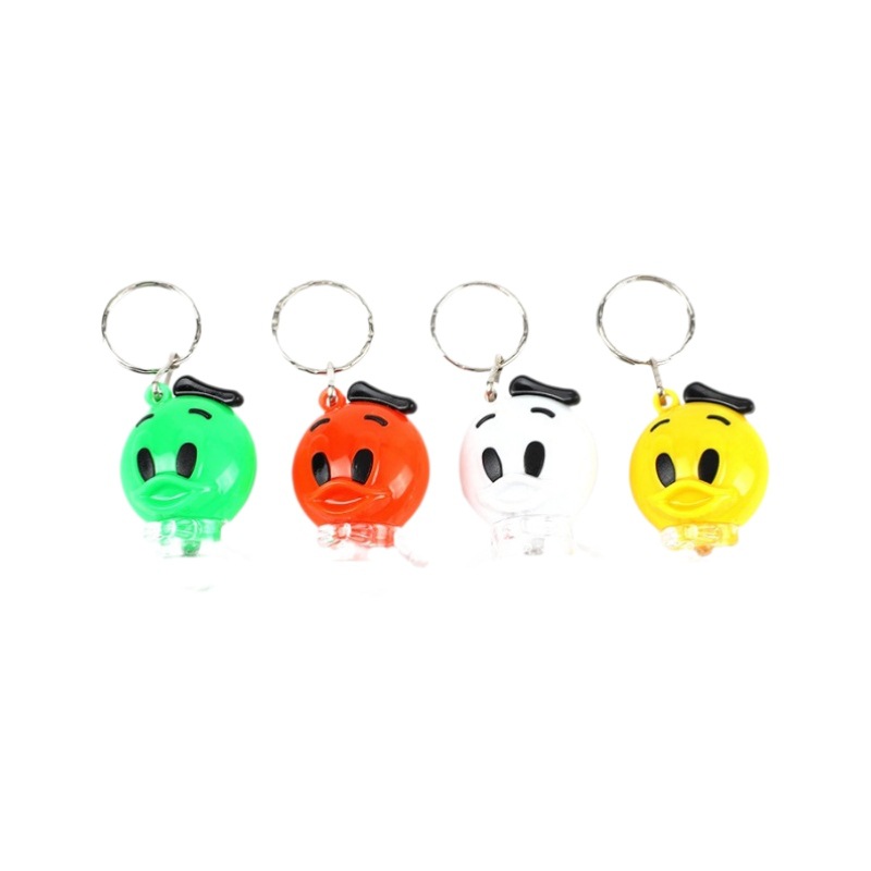 Children's creative keychains, duck lamps, LED gifts, night lights, street toys, night market bestsellers, factory direct sales Item Picture