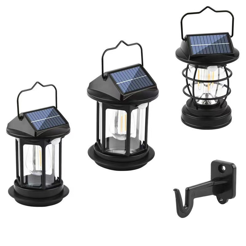 太阳能感应露营灯充电便携户外野营帐篷灯家用照明庭院灯