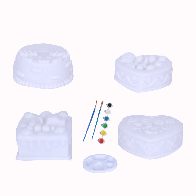石膏娃娃玩具/石膏娃娃袋/石膏娃娃/DIY彩绘/茶宠产品图