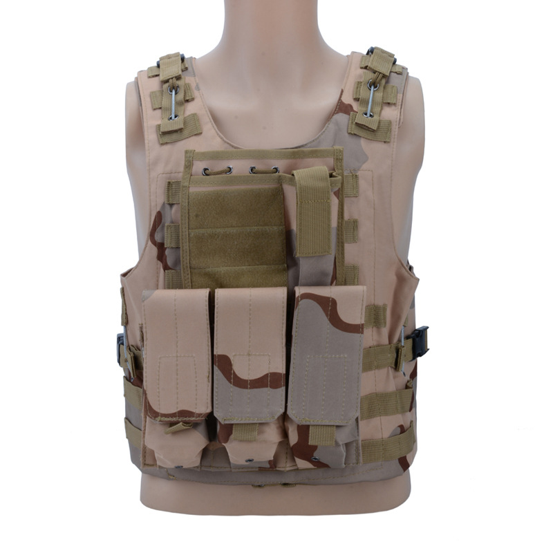 Yitu Tactical vest, anti-explosion Special training, PUBG vest, multi-functional vest, CS camouflage vest, training uniform details Picture