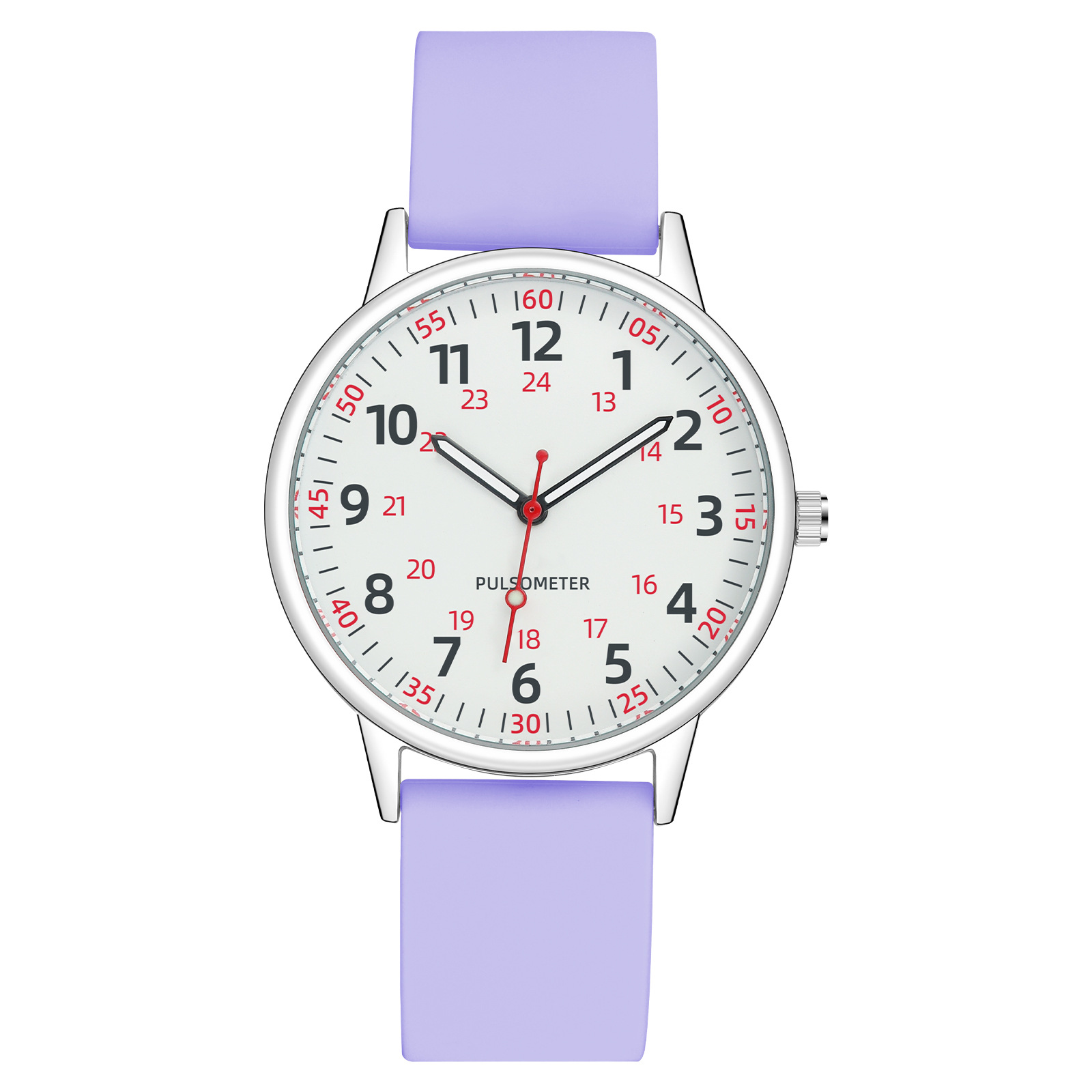IBSO Nurse quartz watch with silicone strap, luminous, waterproof, large digital, a best-selling cross-border e-commerce product details Picture